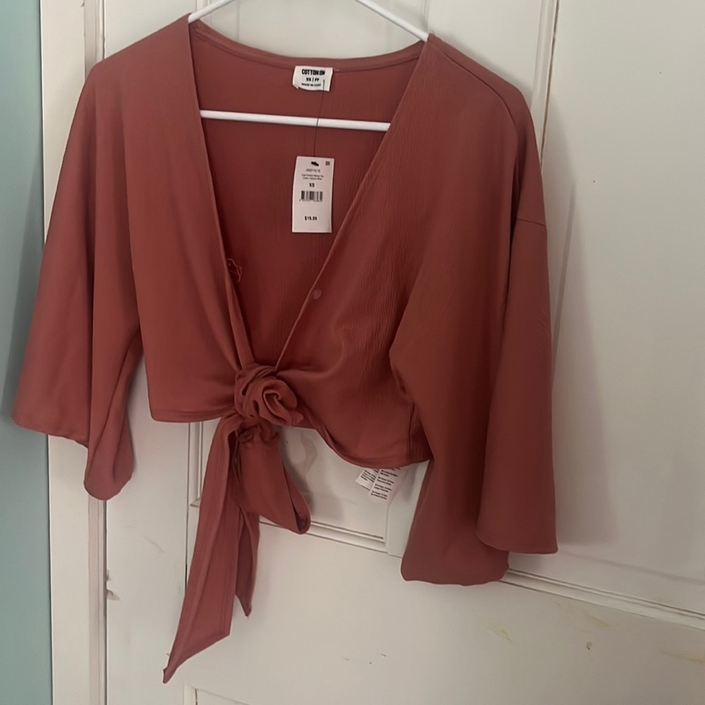 cotton on wrap top